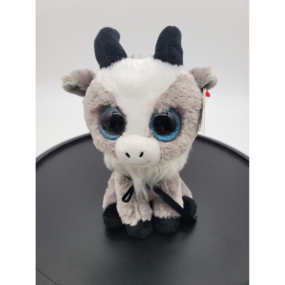 Ty Beanie Boos - Gabby  6" Goat Plush  Glitter Eyes Tags New  2017